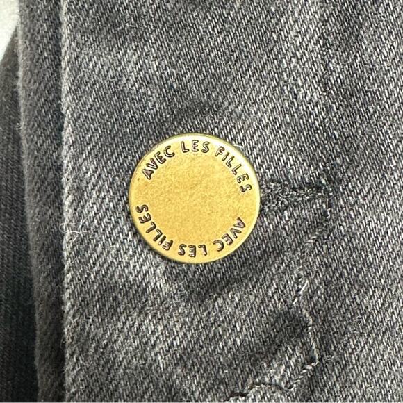 NWOT | Avec Les Filles | Hi-Rise Button Fly Skinny Jeans | Black | Size 28 - Picture 4 of 12